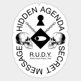 Hidden Agenda Sticker